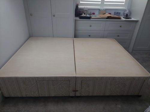 Myers double divan storage bed - double,
